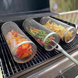 Portable Grill Basket Manufacturer - 304 Stainless Steel Wire Mesh Camping Rack