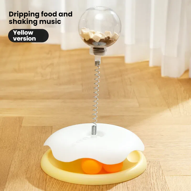 Pet Treat Dispenser Supplier - Hot Sale Spring Leak Food Ball Cat Dog