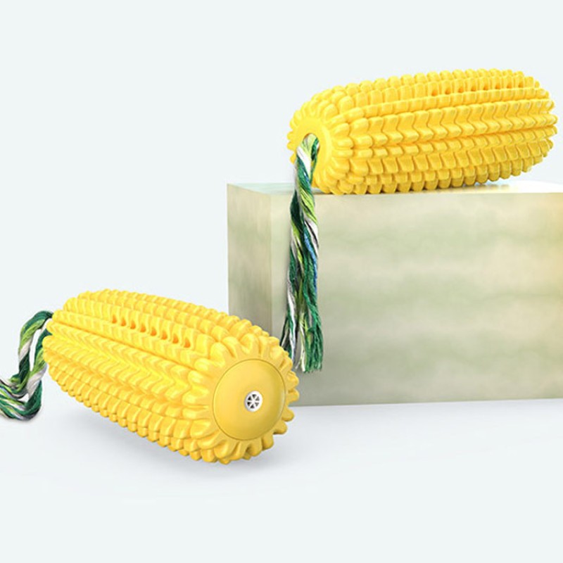 Corn Dog Chew Toy Manufacturer - Eco Friendly Durable Squeaky Dental Care