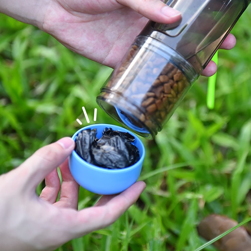 Portable Dog Water Bottle Factory - Foldable 4 in 1 Travel Outdoor with Bags