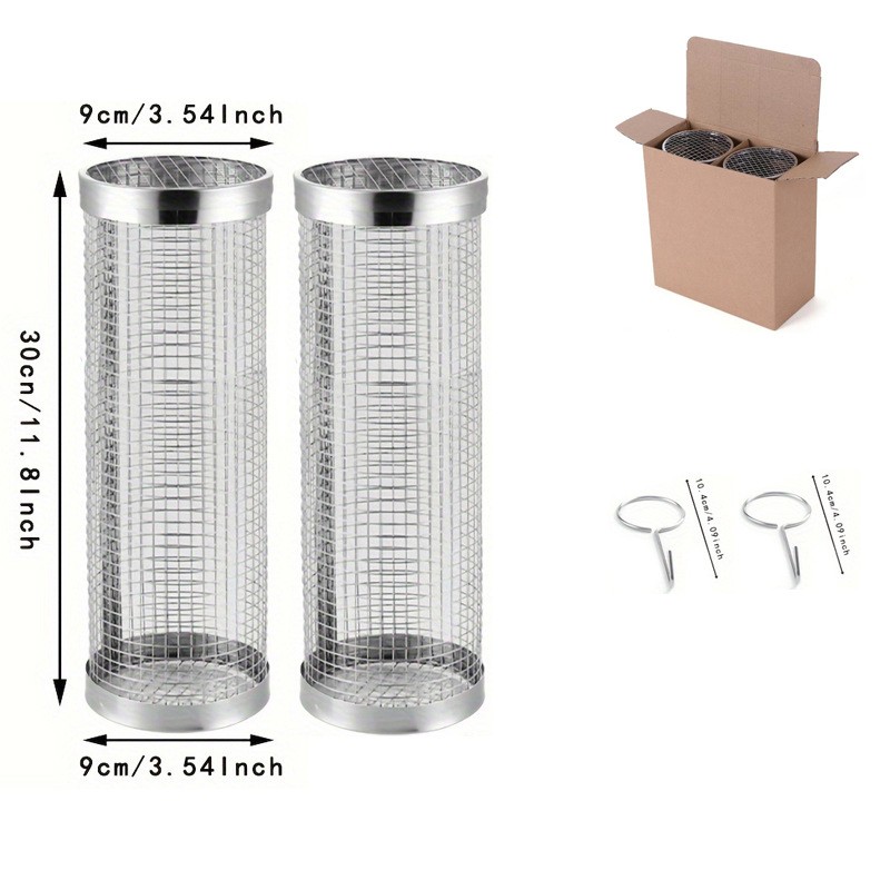 Barbecue Cage Grill Supplier - YS Best-selling Portable Mesh Rolling BBQ