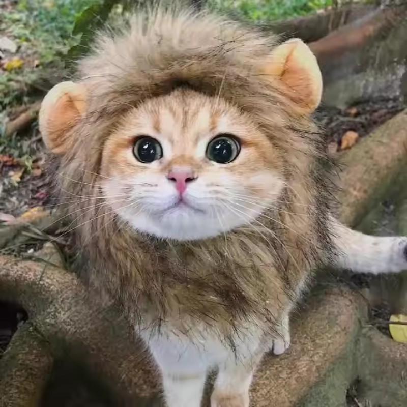 Pet Costume Hat Manufacturer - Petdom Cute Lion Hat Halloween Christmas