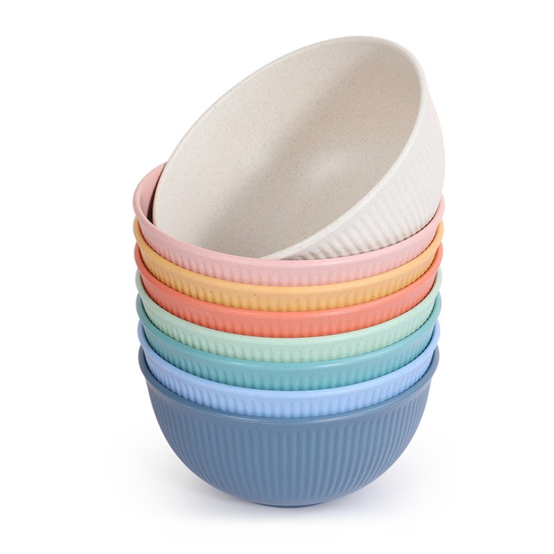 Wheat Straw Bowl Supplier - YS Kitchen Utensils Japanese Ramen Bowl Set