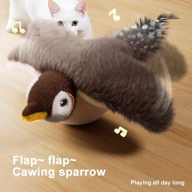 Bird Cat Toy Supplier - Lifelike Chirp Tweet Shape with Detachable Catnip