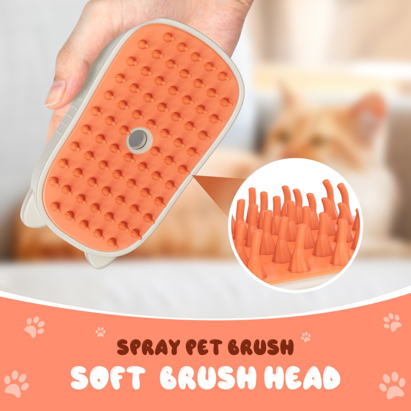 Steam Pet Brush Manufacturer - New 3 in 1 Steamy Cleanser Vapor Brush