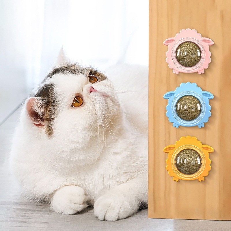 Cat Wall Toy Supplier - Custom Packaging Chew Lick Relax Ball Catnip