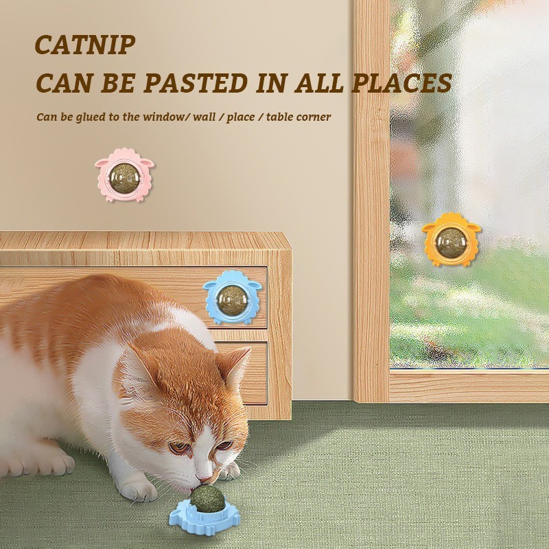 Cat Wall Toy Supplier - Custom Packaging Chew Lick Relax Ball Catnip