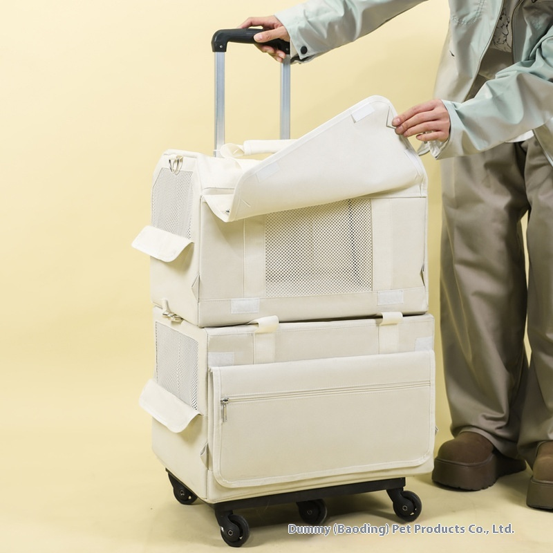 Pet Trolley Box Manufacturer - Portable Double-Decker Bus Large