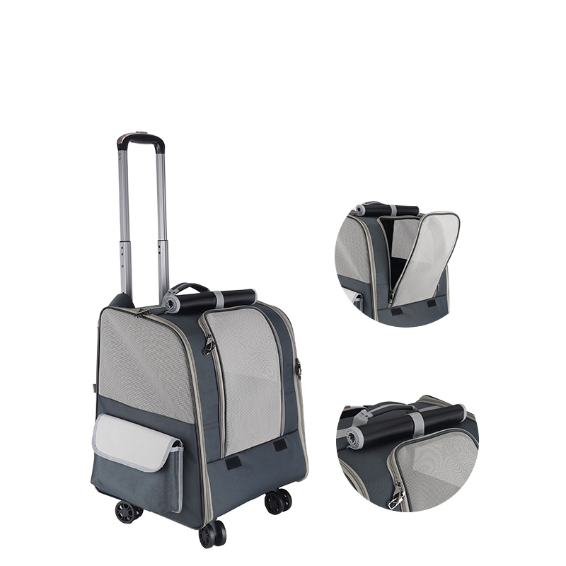 Pet Carrier Manufacturer - Adjustable Luxury Detachable Wheels