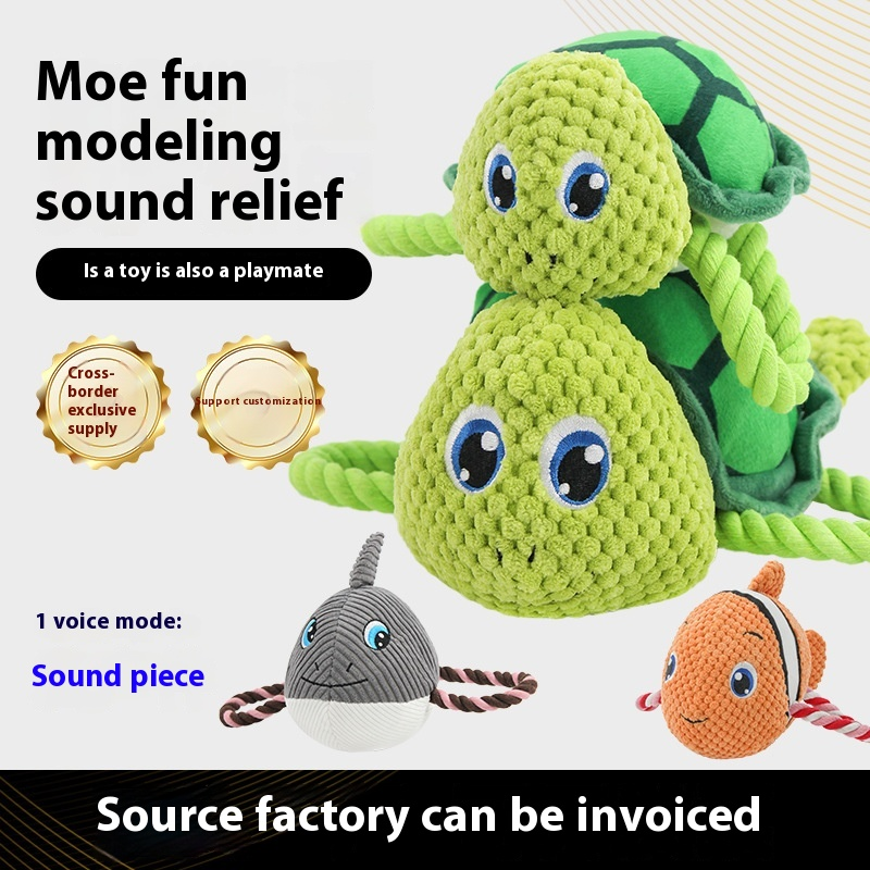 Cotton Rope Chew Toys Manufacturer - Ocean Series Eco-Friendly