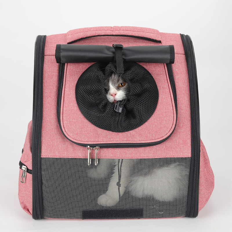 Pet Carrier Backpack Supplier - Hot Selling Pink Fashionable Outdoor