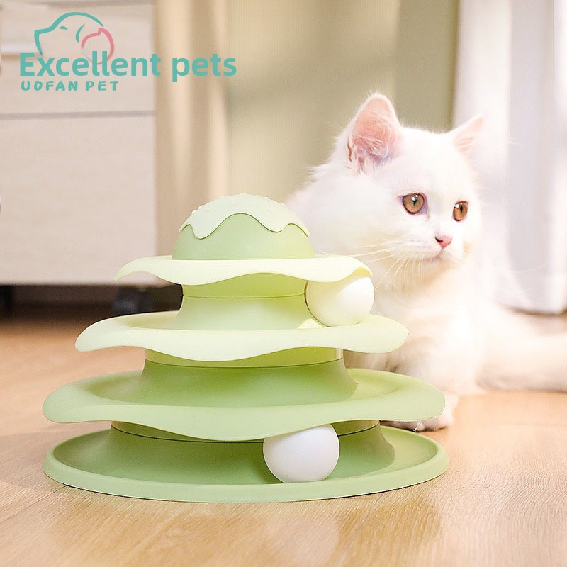 Plastic Cat Toy Supplier - Eco-Friendly Self-Entertainment Spinning