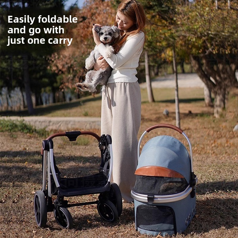 Pet Stroller Supplier - Wholesale Luxury Fabric Eco-friendly