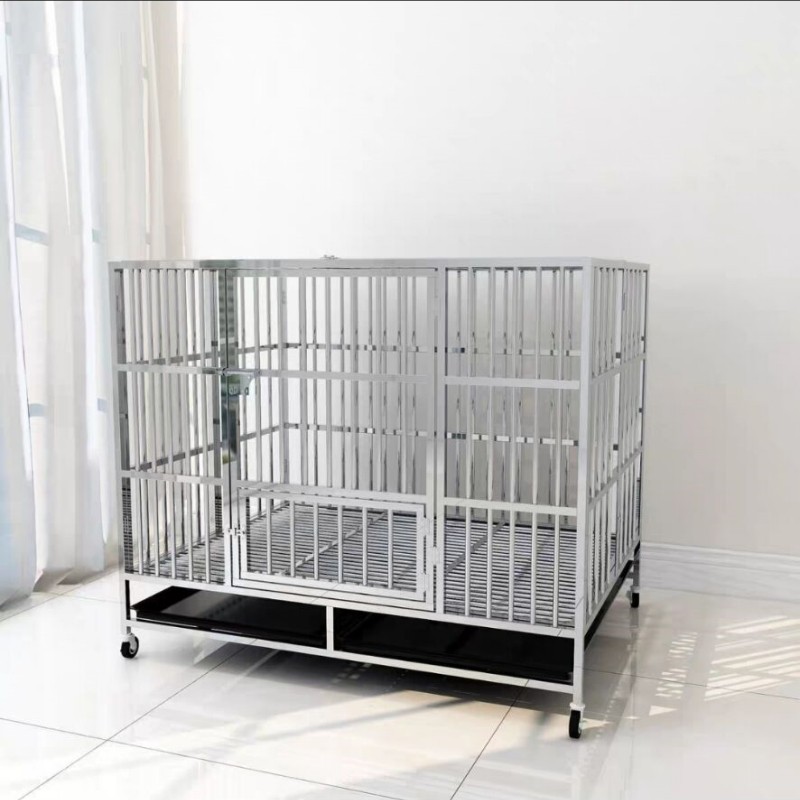 Pet Crate Supplier - Big Dogs Outdoor Stainless Steel Enclosed Folding