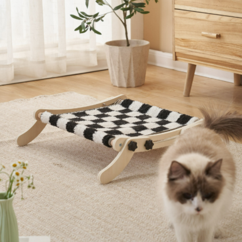 Cat Swing Supplier - High Quality Wooden Hammock Rocking Bed Cat Nest