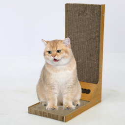 Cat Scratcher Factory - L-Shaped Detachable Scraper Scratching Post for Cats