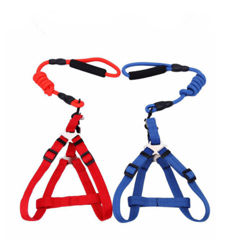 Dog Collar Set Factory - Cheap Nylon Rope Collar Chest Back Set