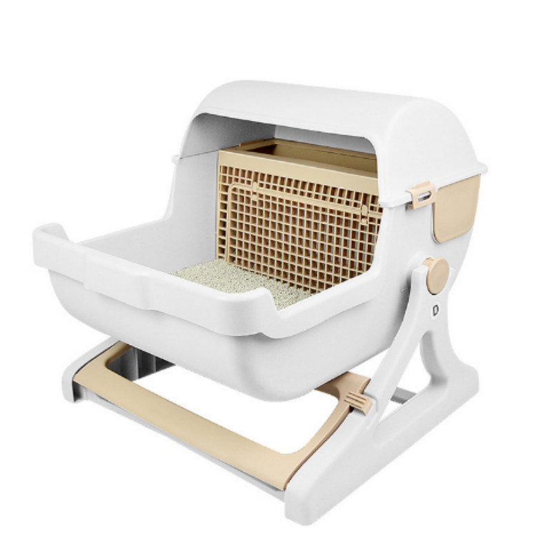 Pet Toilet Supplier - Semi Automatic Cat Training Kitten Toilet Boxes
