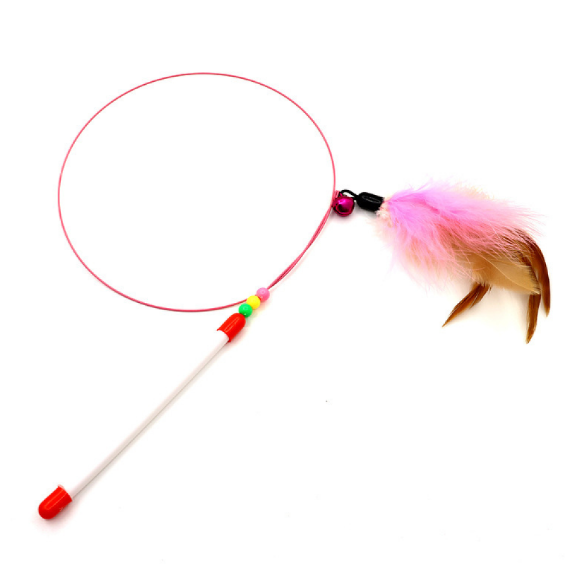 Cat Teaser Stick Supplier - Wholesale Custom OEM Classic Feather Mouse Wand