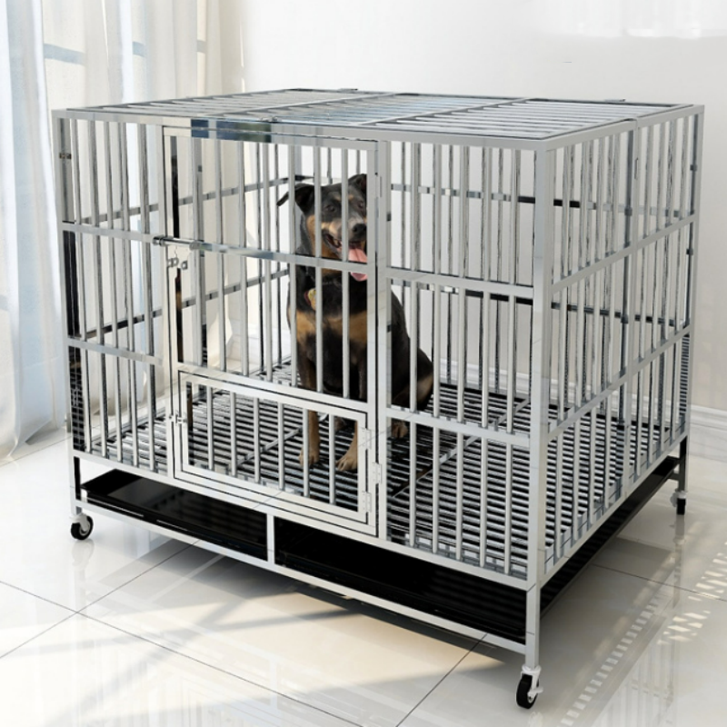 Dog Cage Manufacturer - Top Quality Stackable Foldable Stainless Steel