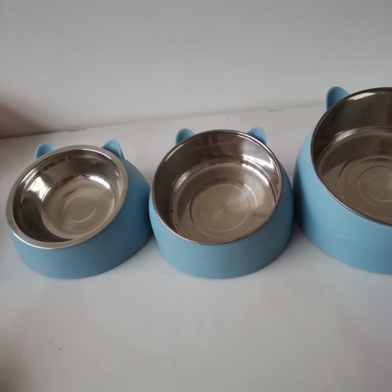 Pet Bowl Supplier - Cute Tilted Neck Protection Dog Cat Bowls