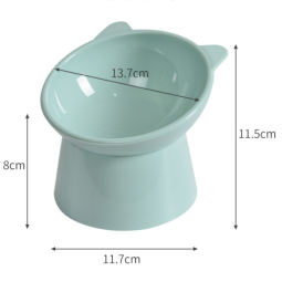 Cat Feeder Supplier - Cute Tilted Neck Protection Feeder Cat Bowls
