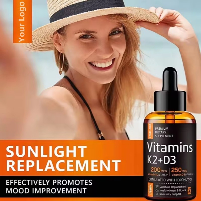 Vitamin D3 K2 Drops Manufacturer - OEM Private Label MCT Oil