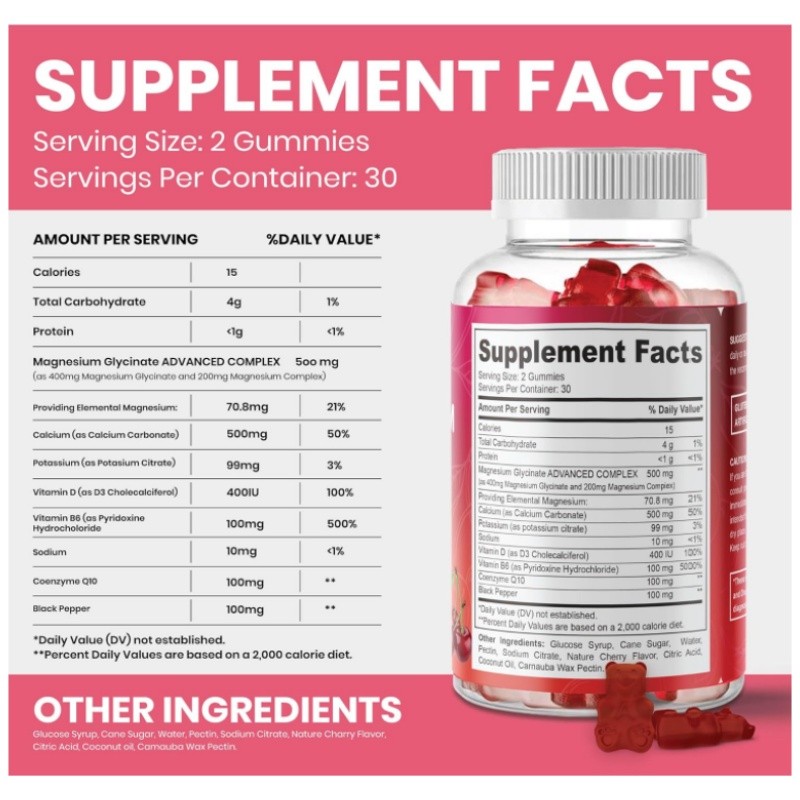 Calcium Magnesium Gummies Manufacturer - OEM Glycinate Citrate Complex