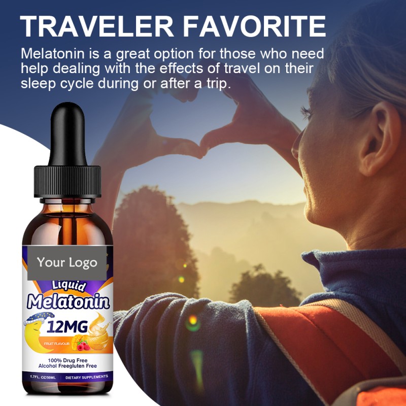 Melatonin Oral Liquid Manufacturer - Private Label 30ml Natural Plant