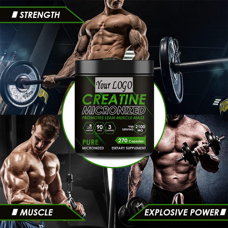 Creatine Monohydrate Capsules Manufacturer - 270pcs Energy Boost