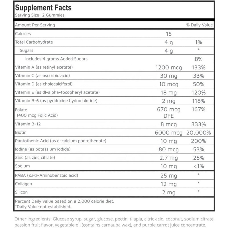 Postpartum Hair Gummies Manufacturer - Natural Collagen Multivitamine