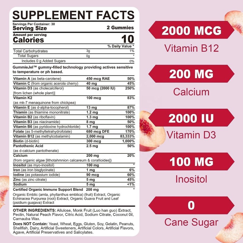Multivitamin Gummies Manufacturer - Private Label for Women Calcium Zinc