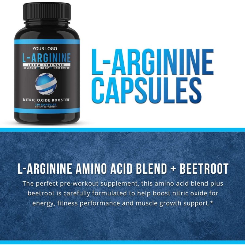 L Arginine Capsules Manufacturer - OEM Wholesale Direct Factory Sale