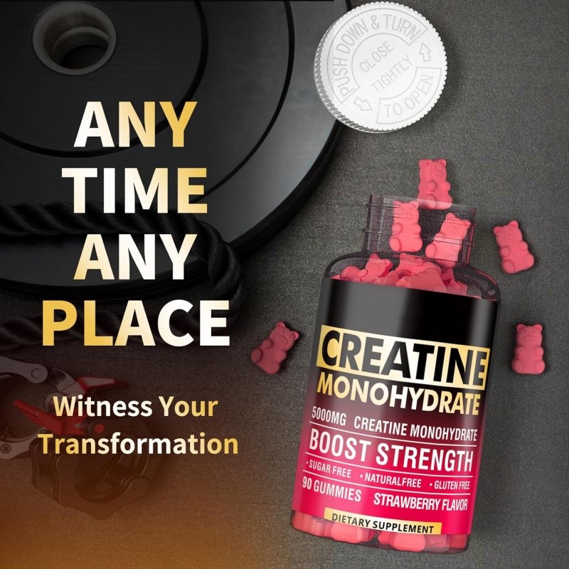 Creatine Gummies Manufacturer - Private Label for Men Women