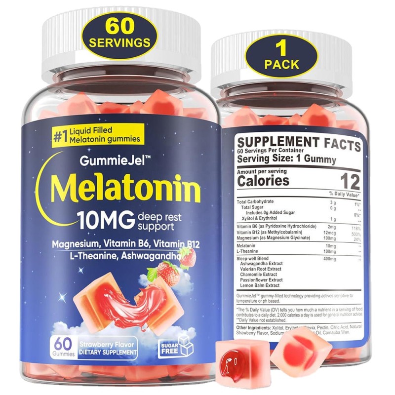 Melatonin Gummies Manufacturer - 60 Pieces Advanced Sleep Aid