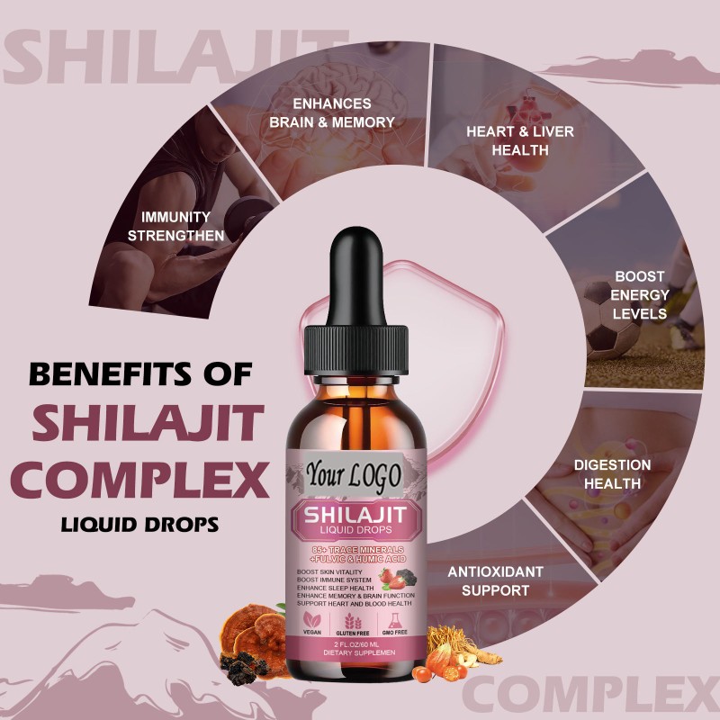 Shilajit Liquid Drops Manufacturer - Himalayan 6 in 1 Herbal