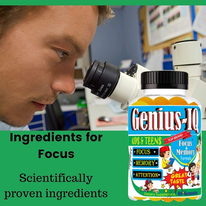 Focus Gummies Manufacturer - 100% Organic Kids IQ Brain