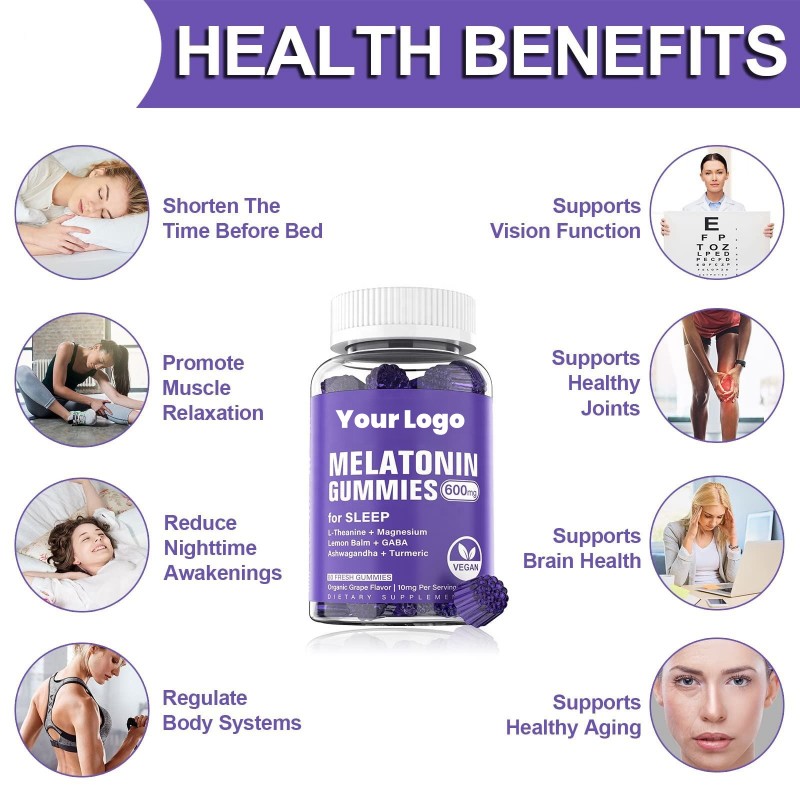 Melatonin Gummies Manufacturer - OEM Dietary Supplement Bulk