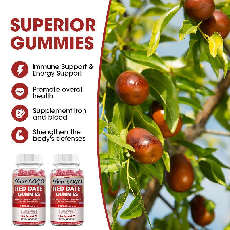 Iron Calcium Gummies Manufacturer - OEM Supplement with Vitamin