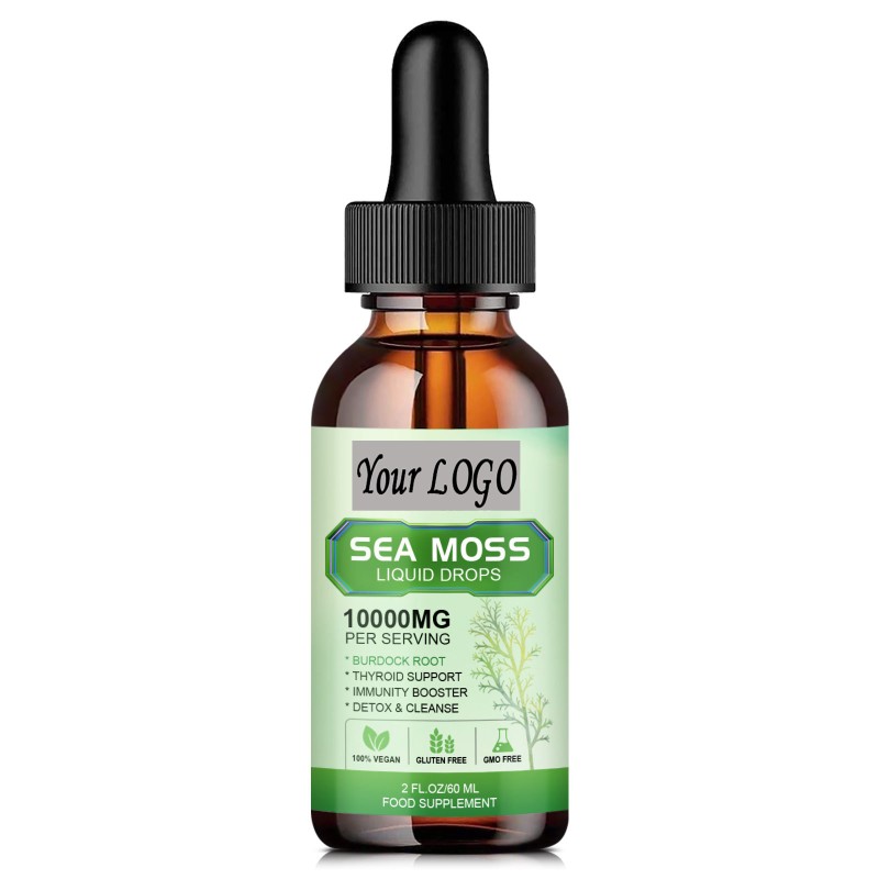 Sea Moss Liquid Drops Manufacturer - OEM Detox Cleanse 60ml