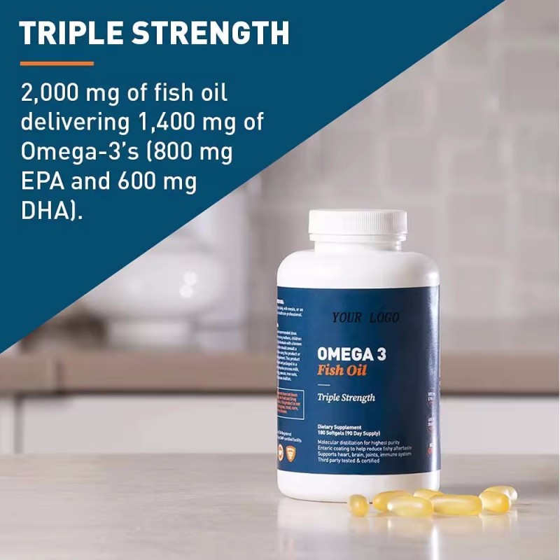 Fish Oil Softgel Manufacturer - High Quality Omega 3 1000Mg