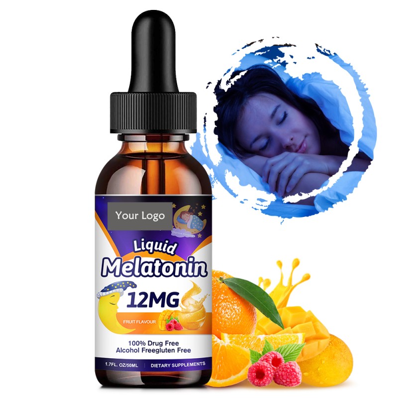 Melatonin Liquid Drops Manufacturer - OEM 50ml Sleeping Aid Relaxation