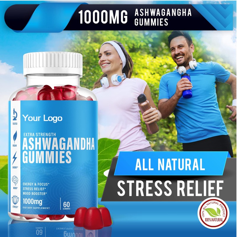 Ashwagandha Gummies Manufacturer - Ksm 66 Herbal Stress Relief