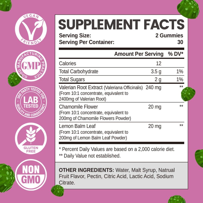 Sleep Gummies Manufacturer - OEM Private Label Valerian Organic