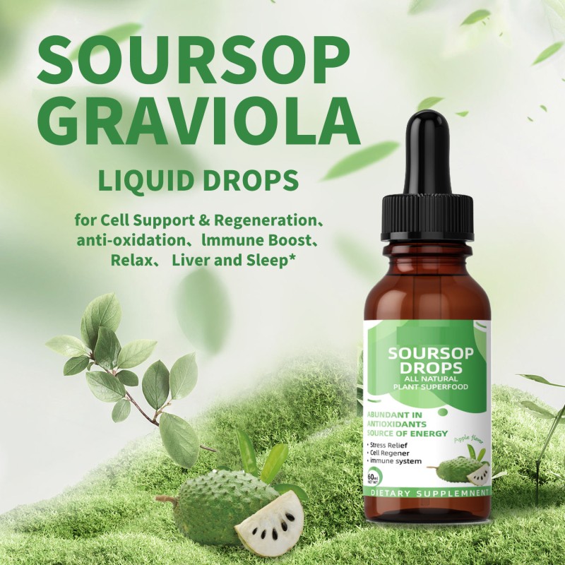 Soursop Leaves Liquid Drops Manufacturer - OEM Detox Cleanse