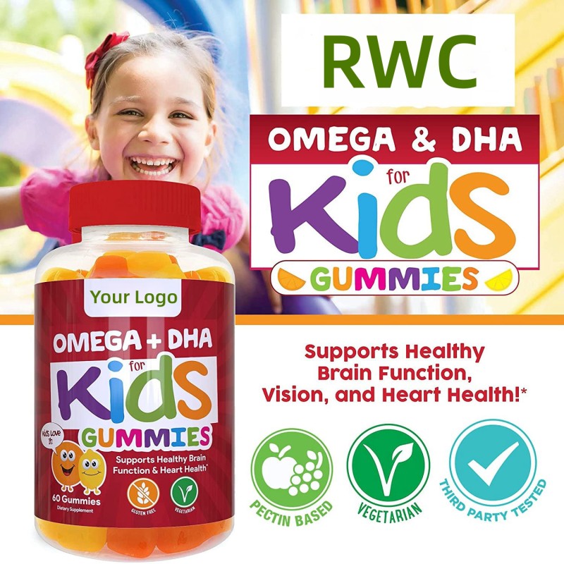 Omega Gummies Manufacturer - HOT Sale DHA Brain Vision Heart