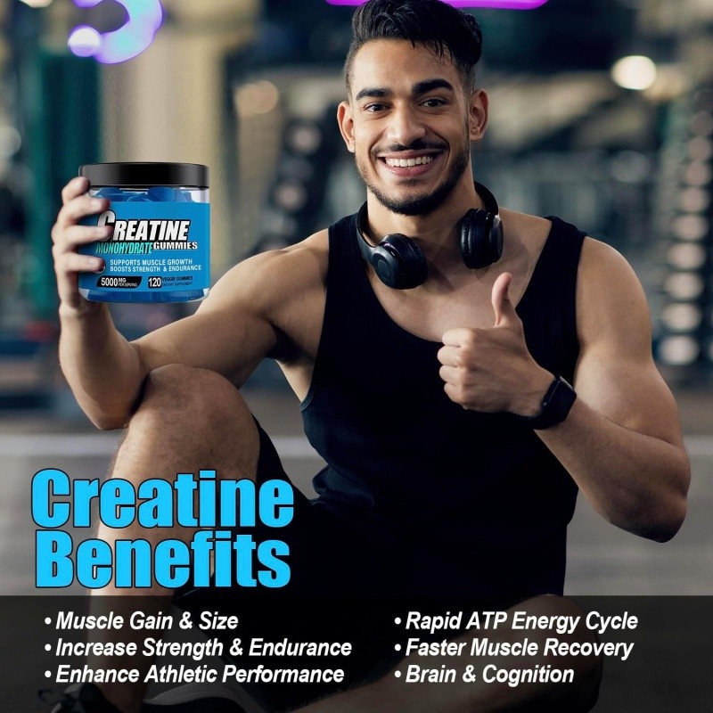 Creatine Gummies Manufacturer - Private Label 5000mg Endurance