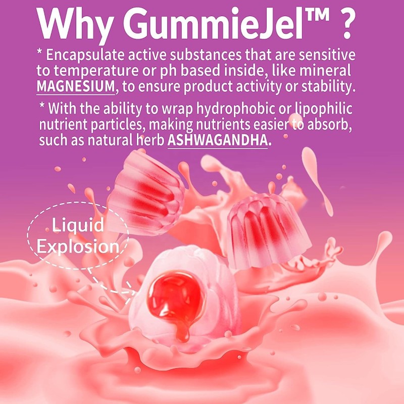 Magnesium Gummies Manufacturer - Glycine with Ashwagandha Rhodiola