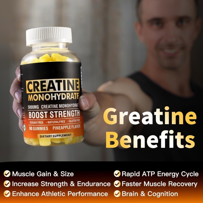 Creatine Gummies Manufacturer - RWC Sugar Free 5000 mg Custom