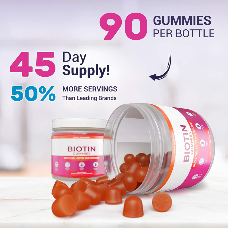 Hair Vitamins Gummies Manufacturer - 2025 OEM Vegan Biotin Care